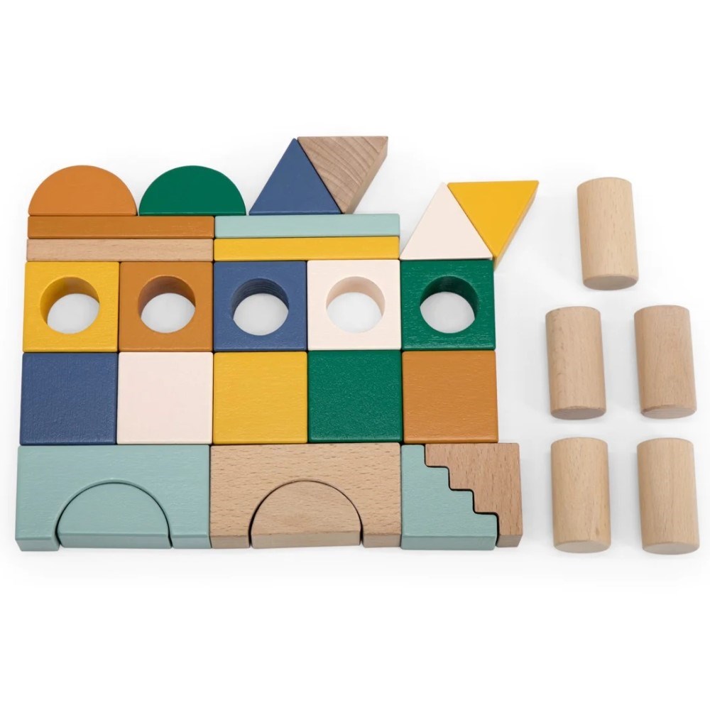 Trıxie Wooden Block Cıty- 31 Parça Ahşap Blok Şehir 