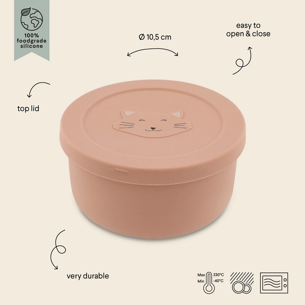 Trıxie Snack Pot Silikon Kapaklı Kase - Mrs.Cat 