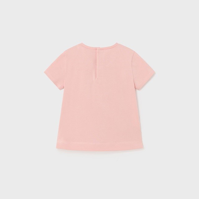 Mayoral Yazlık Kız Bebek Basic Kısa Kol T-shirt Pembe