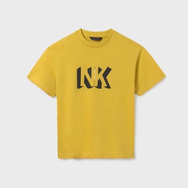 Mayoral Yazlık Erkek Kısa Kol Basic T-shirt Sarı