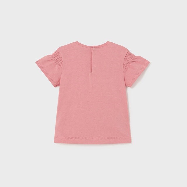 Mayoral Yazlık Kız Bebek Kısa Kol T-shirt Pembe