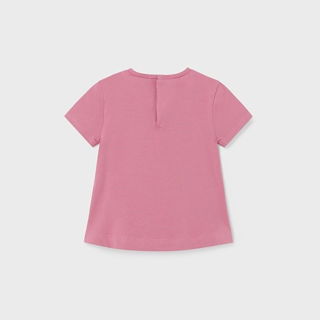 Mayoral Yazlık Kız Bebek Kısa Kol T-shirt Pembe