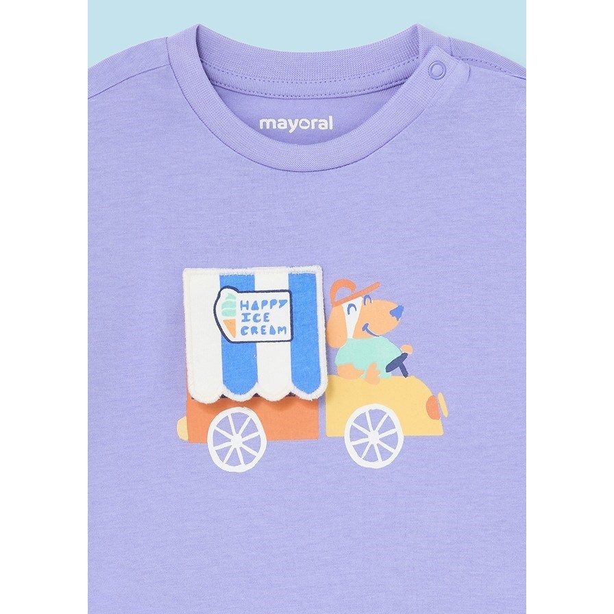 Mayoral Yazlık Erkek Bebek Kısa Kol T-shirt Mavi