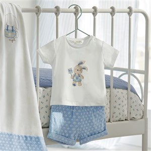 Mayoral Yazlık Erkek Bebek Bluz Şort Set