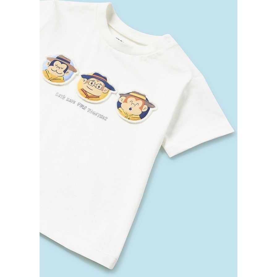 Mayoral Yazlık Erkek Bebek T-shirt Şort Set Sarı