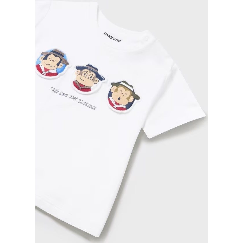 Mayoral Yazlık Erkek Bebek T-shirt Şort Set Kırmızı