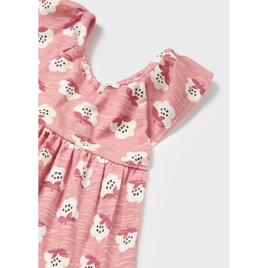 Mayoral Yazlık Kız Bebek Elbise Bandana Set Pembe