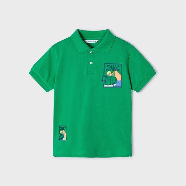 Mayoral Yazlık Erkek Polo Kısa Kol T-shirt Yeşil