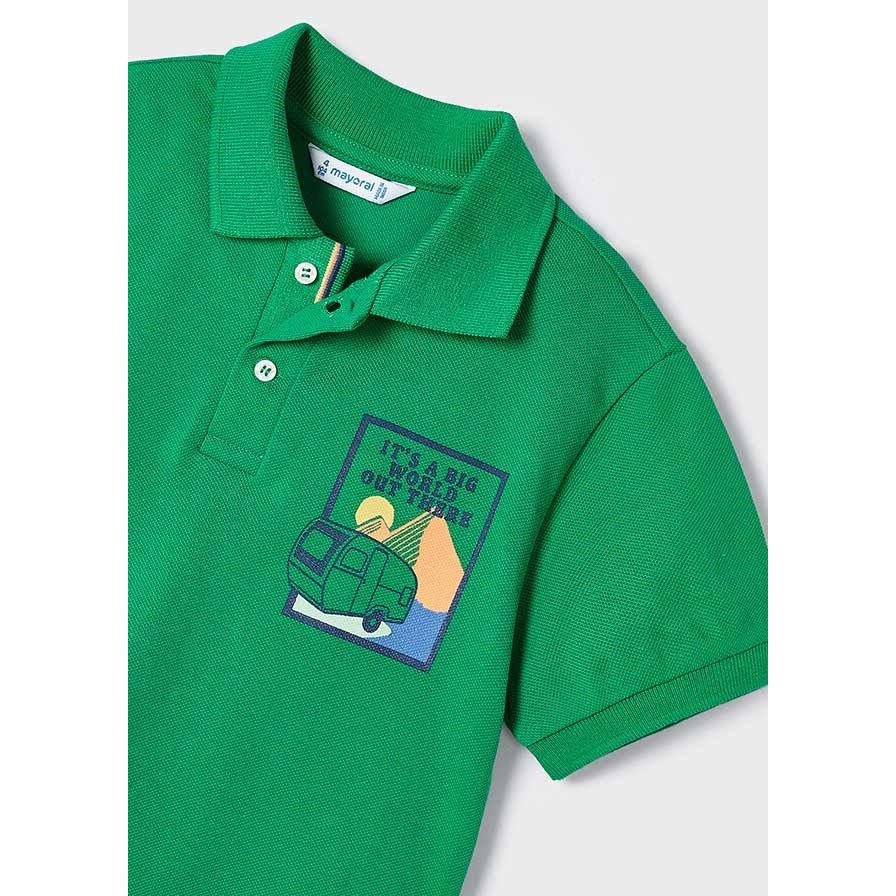 Mayoral Yazlık Erkek Polo Kısa Kol T-shirt Yeşil