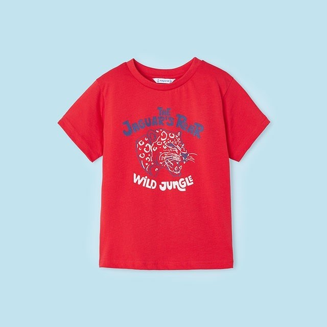 Mayoral Yazlık Erkek T-shirt Şort 3'lü Set Kırmızı