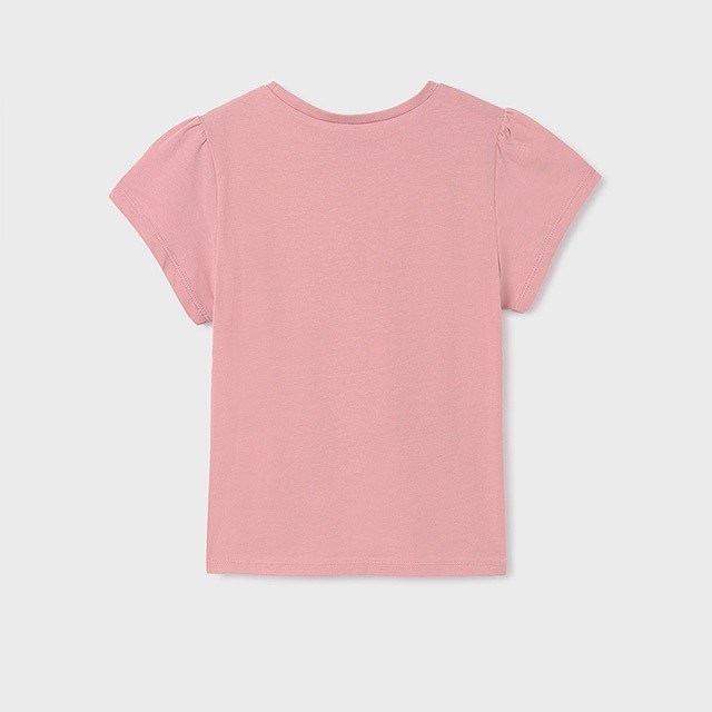 Mayoral Yazlık Kız Kısa Kol T-shirt Pembe