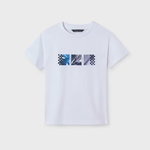 Mayoral Yazlık Erkek Kısa Kol T-shirt 2'li Set Koyu Mavi