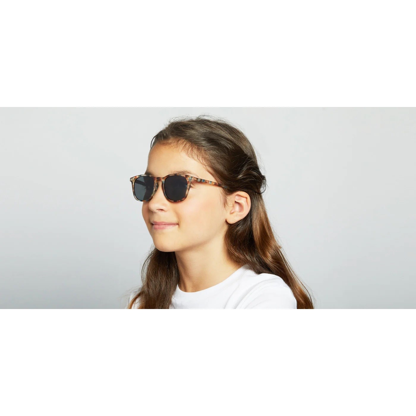 Izipizi Junior Güneş Gözlüğü Sun E Blue Tortoise Soft Grey Lenses ( 5-10 Yaş ) Orjinal