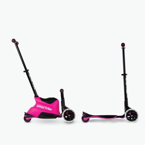 SmarTrike Xtend Büyüyebilen Ride On Scooter 1- 12 Yaş Pembe 