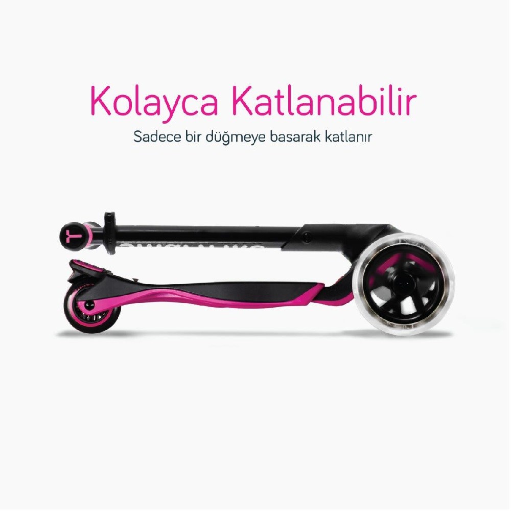 SmarTrike Xtend Büyüyebilen Ride On Scooter 1- 12 Yaş Pembe 