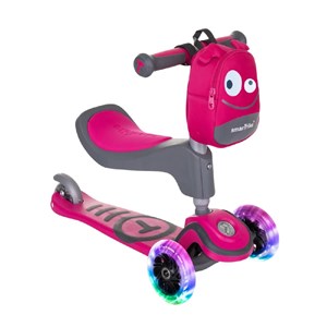 SmarTrike T1 3’ü 1 Arada Oturaklı ve Çantalı Çocuk Scooterı 15 Ay-5 Yaş Pembe