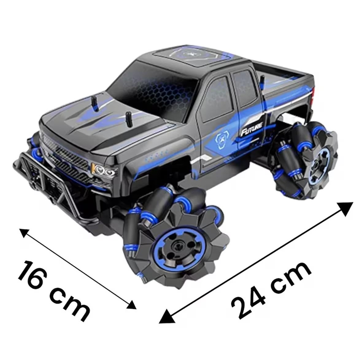 Vardem Uzaktan Kumandalı Şarjlı Tornado Akrobat Off-Road Araba - Mavi 