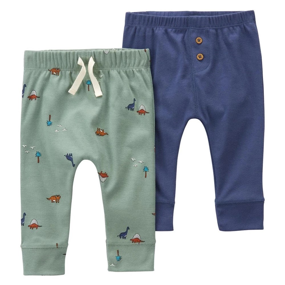 Carter's Erkek Bebek Pantolon 2'li Set Mavi