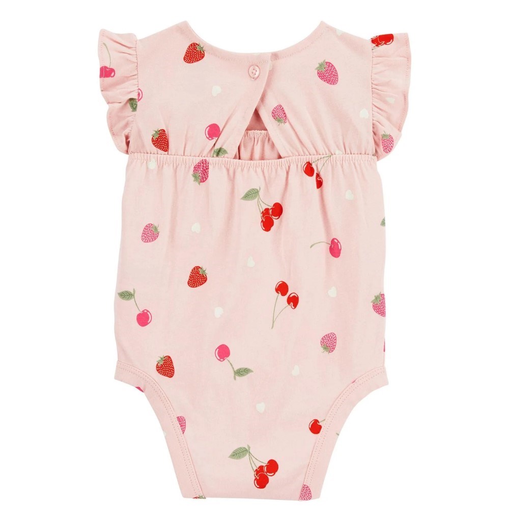 Carter's Kız Bebek Body Pantolon 2'li Set Kırmızı