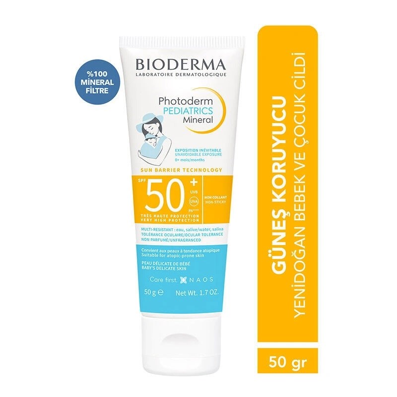 Bioderma Photoderm Pediatrics Mineral SPF50+ 50 gr Orjinal