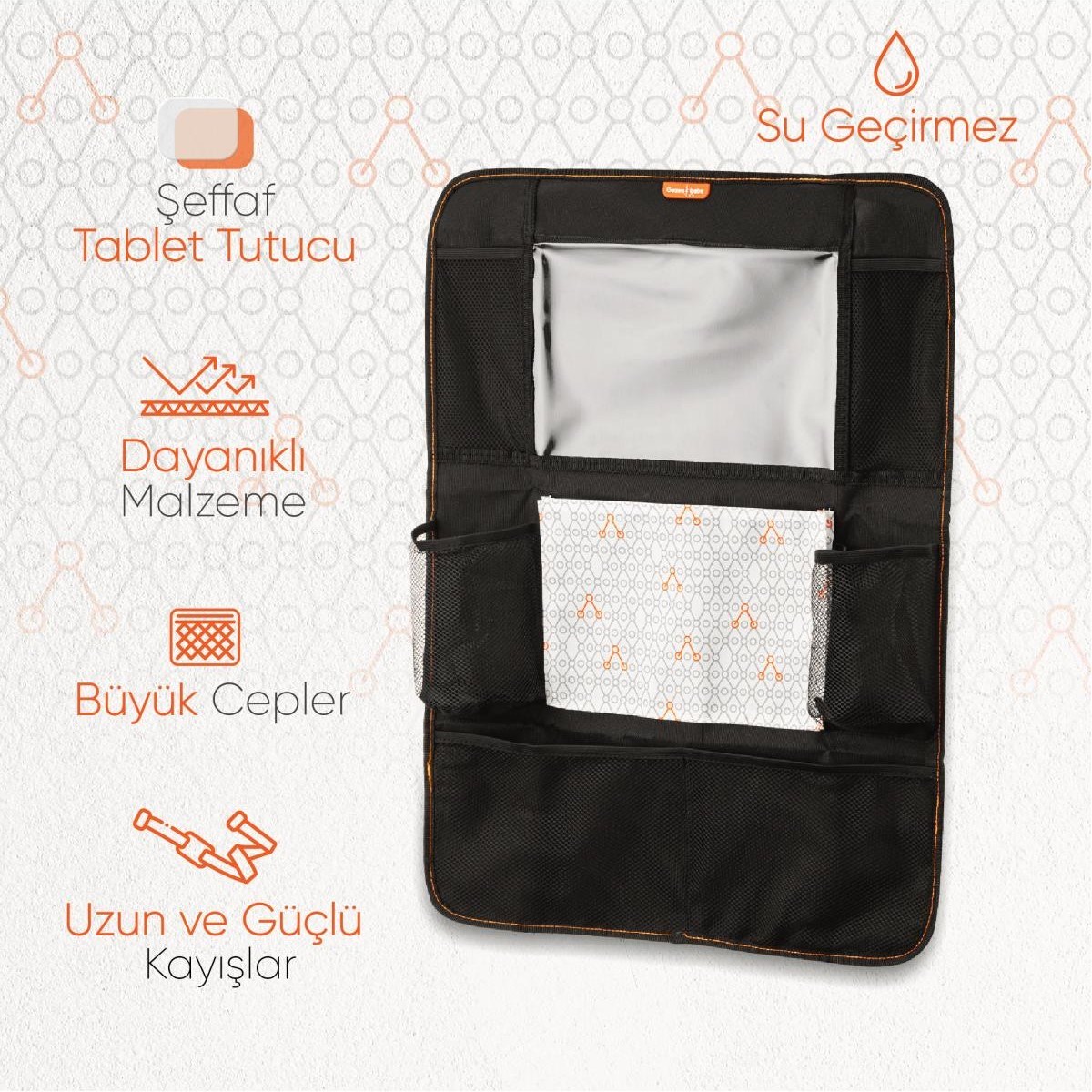 Gezenbebe Araba İçin Tablet Düzenleyici 