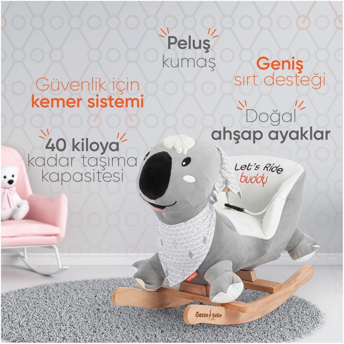 Gezenbebe Buddy Sallanan Arkadaş - Koala 