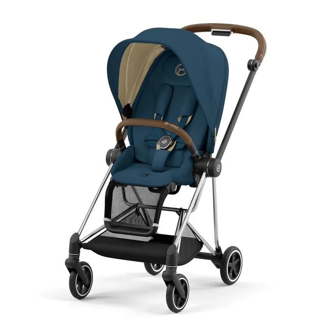 Cybex Mios Bebek Arabası Chrome Brown-Mountain Blue+ Portbebe Orjinal