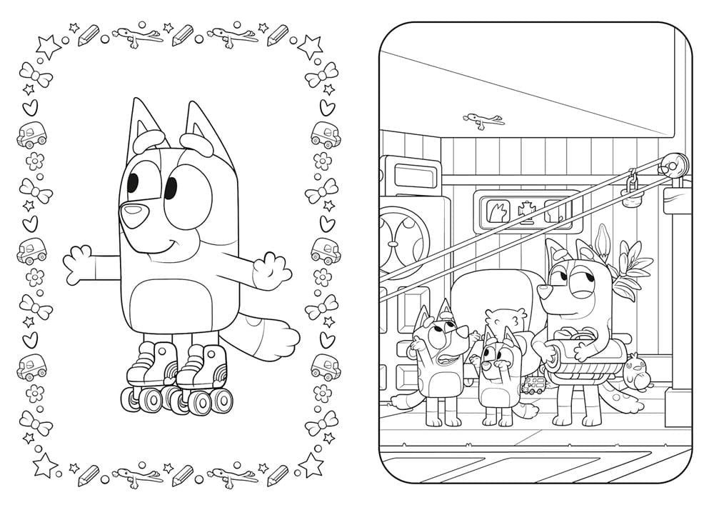 Bluey - Fun and Games Colouring Book 