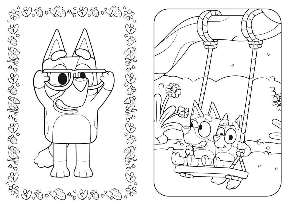 Bluey - Fun and Games Colouring Book 