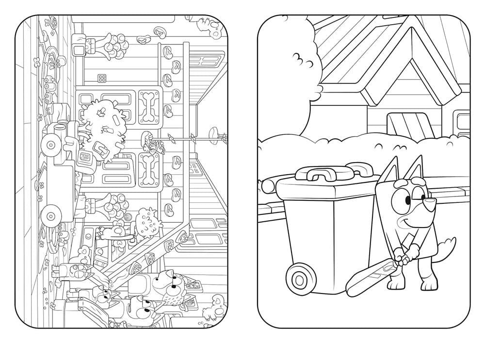 Bluey - Fun and Games Colouring Book 