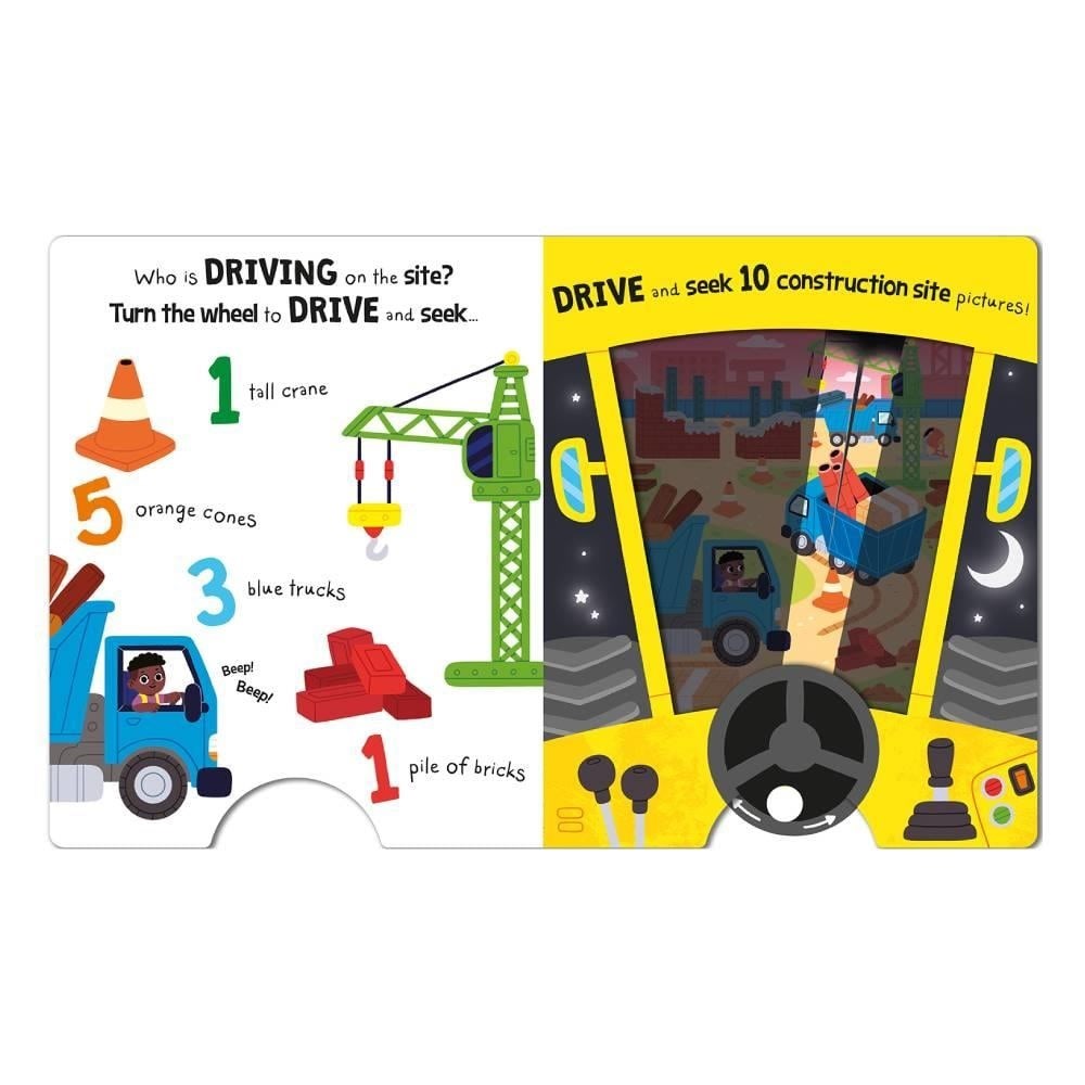 Drive and Seek Digger - A Magic Headlight Book 