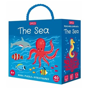 Sassi Read and Learn With the Sea - Book and Puzzle