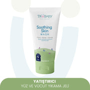 TruBaby Egzama Eğilimli Ciltler için Yatıştırıcı Yüz ve Vücut Yıkama Jeli 236.5 ml