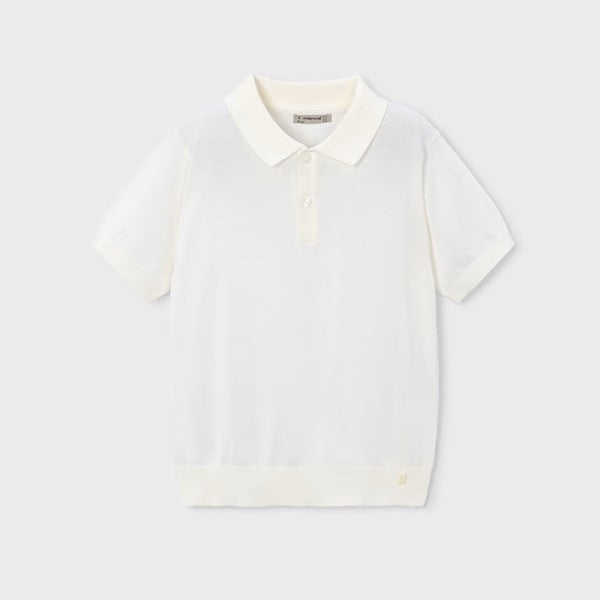Mayoral Yazlık Erkek Polo Yaka Kısa Kol T-shirt Ekru