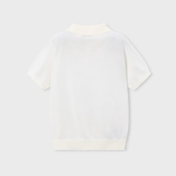 Mayoral Yazlık Erkek Polo Yaka Kısa Kol T-shirt Ekru