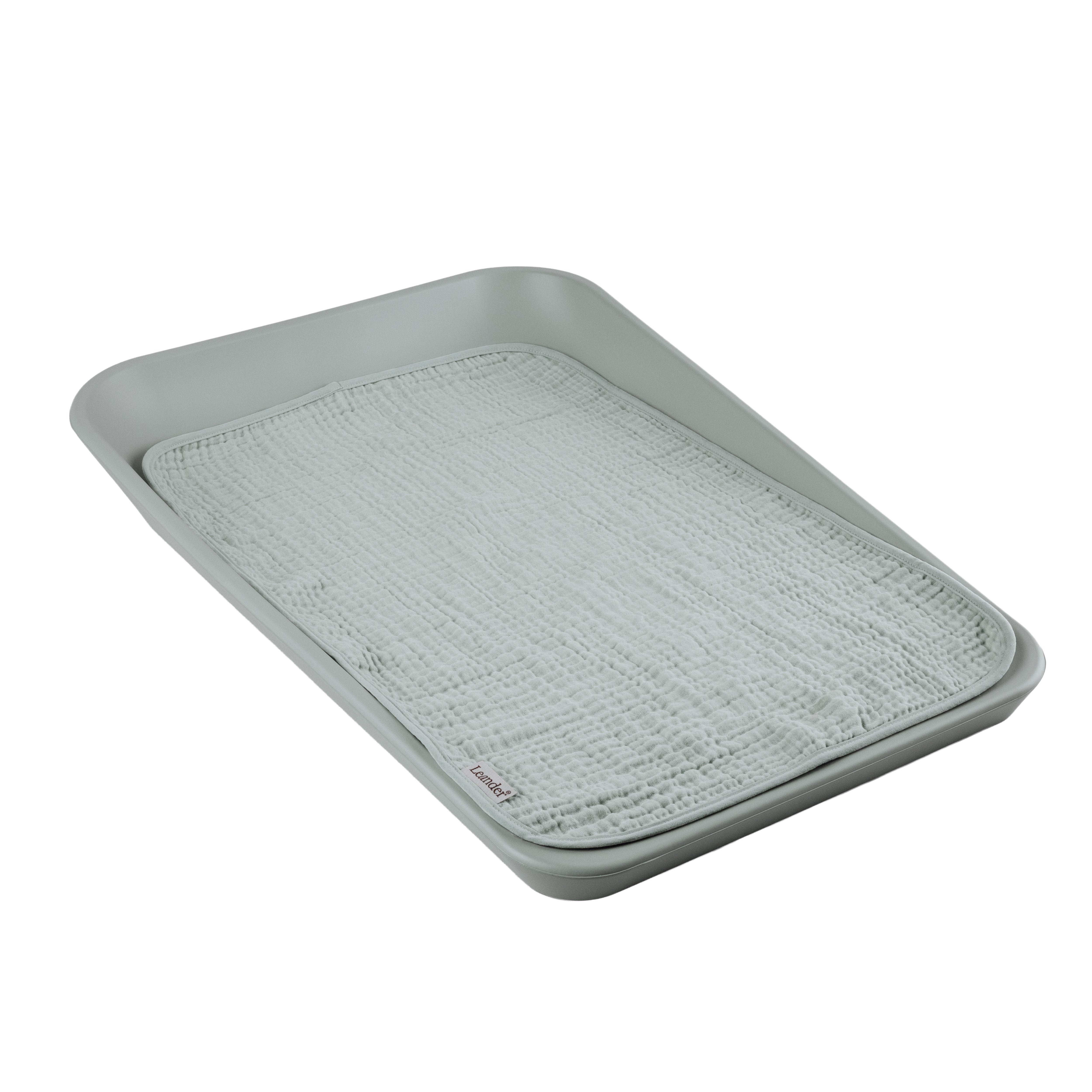 Leander Matty 2li Set Müslin Örtü - Pearl Grey / Sage Green STD
