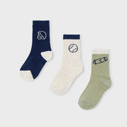 Mayoral Kışlık Erkek Çorap Üçlü Set Yeşil