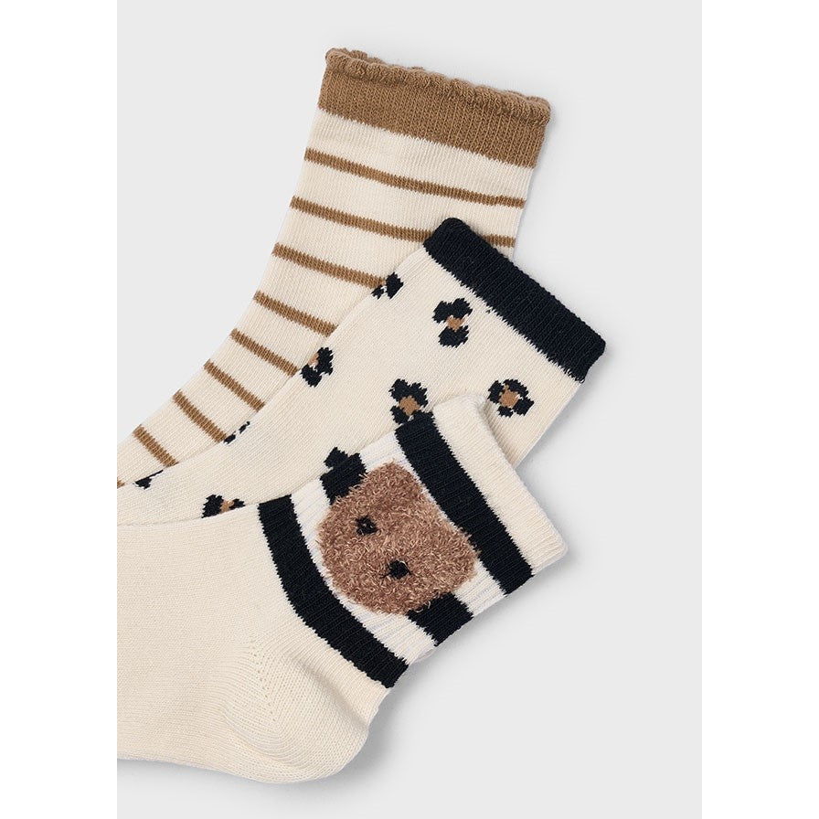 Mayoral Kışlık Kız Çorap Üçlü Set Siyah