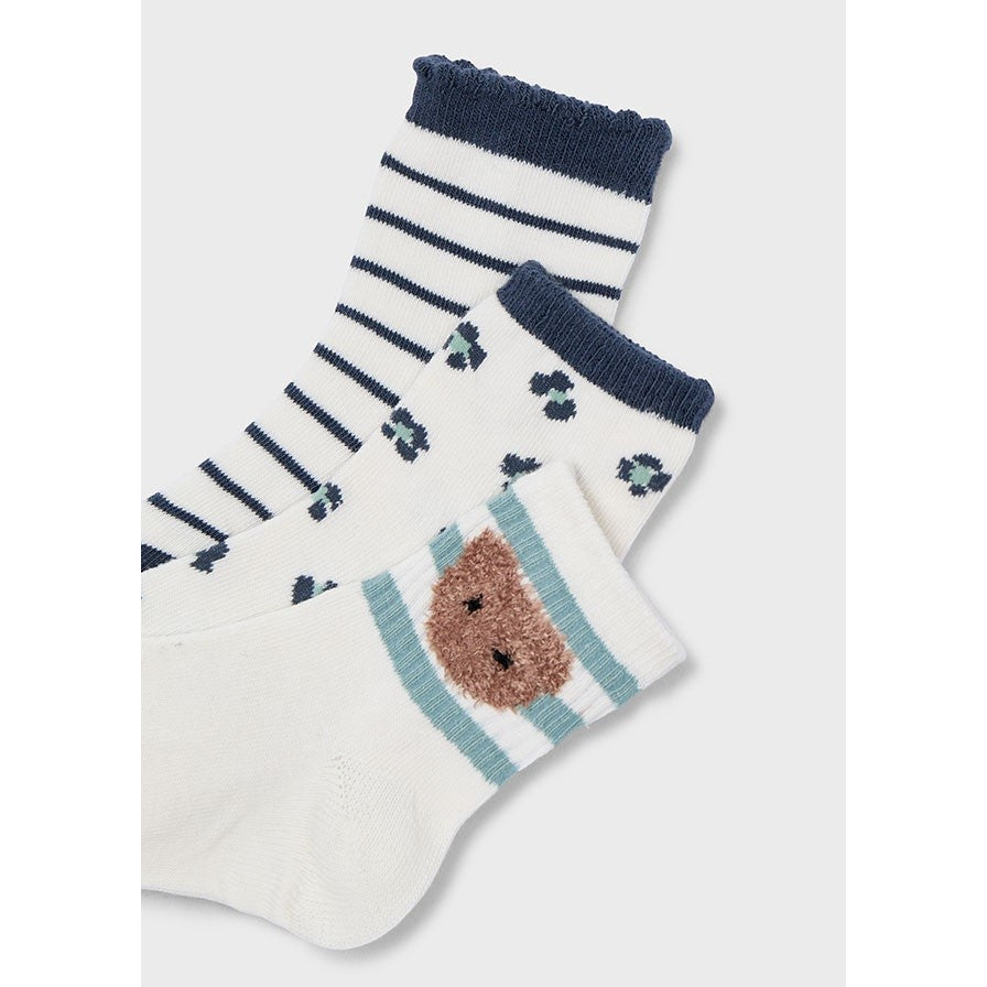 Mayoral Kışlık Kız Çorap Üçlü Set Yeşil