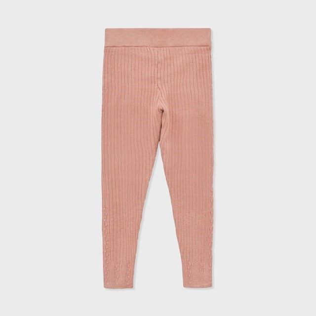 Mayoral Kışlık Kız Örme Tayt Pantolon Pembe
