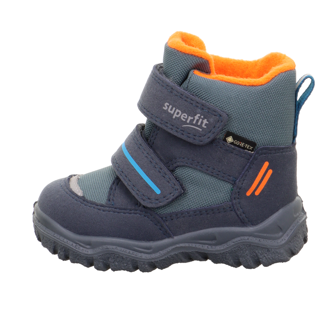 SuperFit Kışlık Erkek Çocuk Husky Goretex Bot Mavi