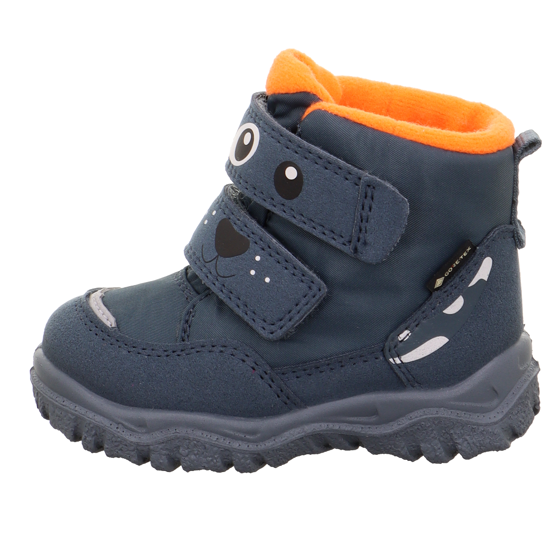 SuperFit Kışlık Erkek Çocuk Husky Goretex Bot Koyu Mavi