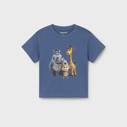 Mayoral Yazlık Erkek Bebek Kısa Kol T-shirt Mavi