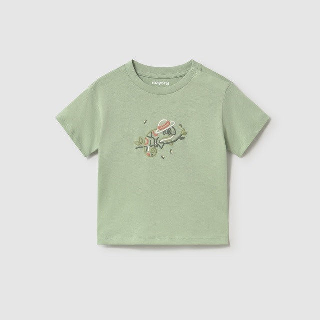 Mayoral Yazlık Erkek Bebek Kısa Kol T-shirt 2'li Set Yeşil