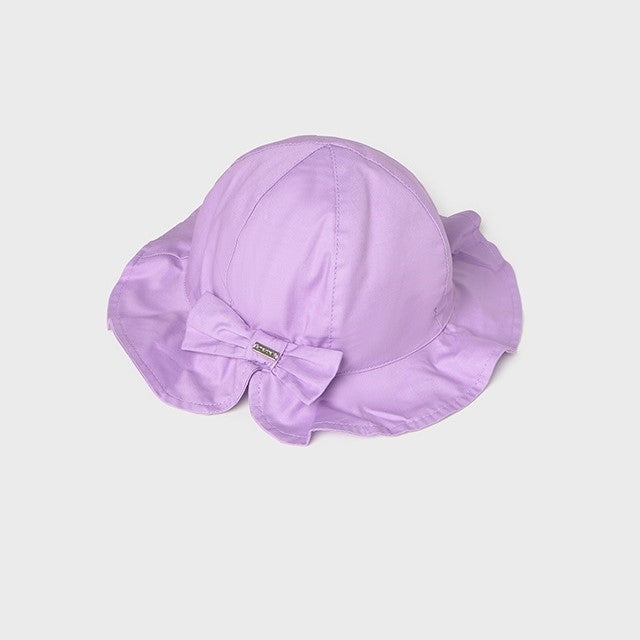 Mayoral Yazlık Kız Bebek Gabardin Şapka Lila
