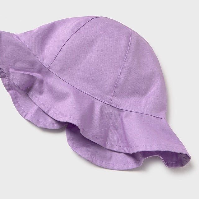 Mayoral Yazlık Kız Bebek Gabardin Şapka Lila