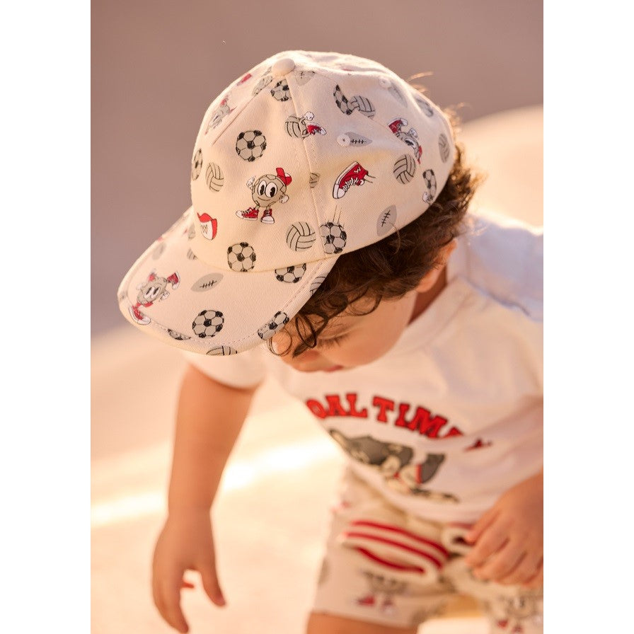 Mayoral Yazlık Erkek Bebek Şapka Bej