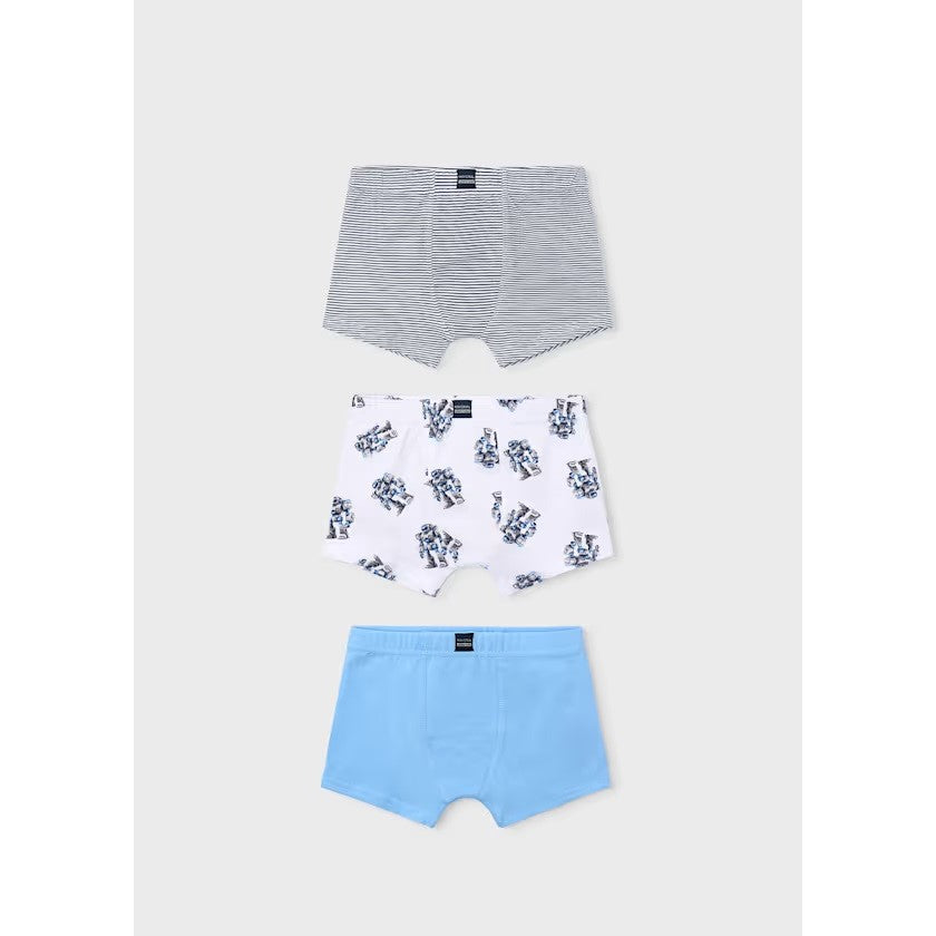 Mayoral Erkek Boxer Külot 3'lü Set Mavi