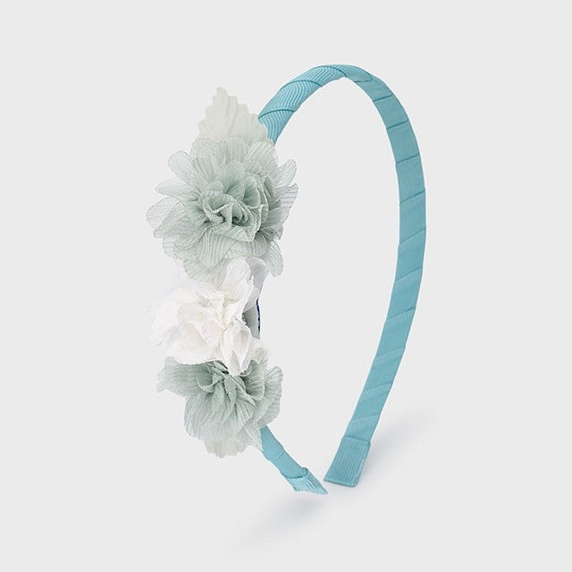 Mayoral Kız Çiçekli Saç Bandı Yeşil