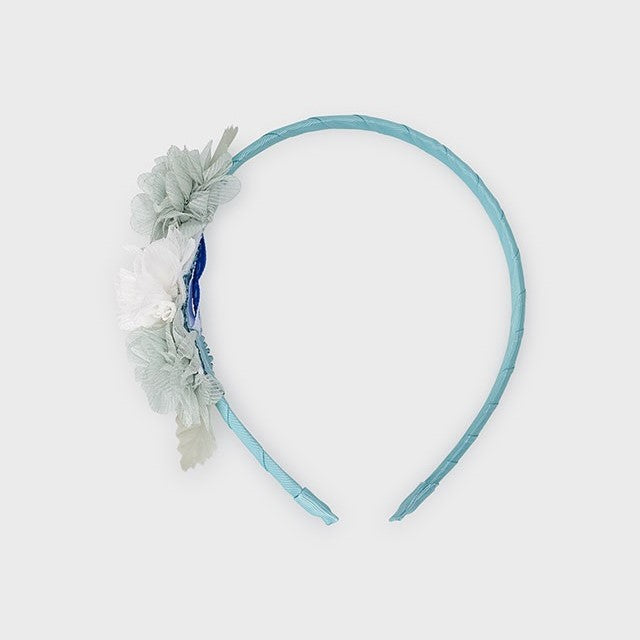 Mayoral Kız Çiçekli Saç Bandı Yeşil